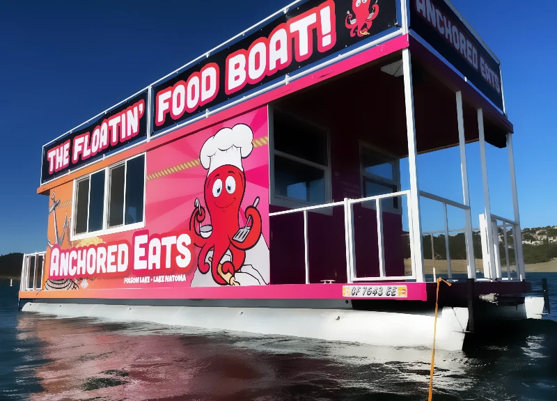 Anchored Eats Foad Boat