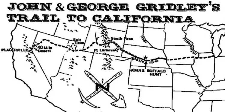 Gridley Trail to California