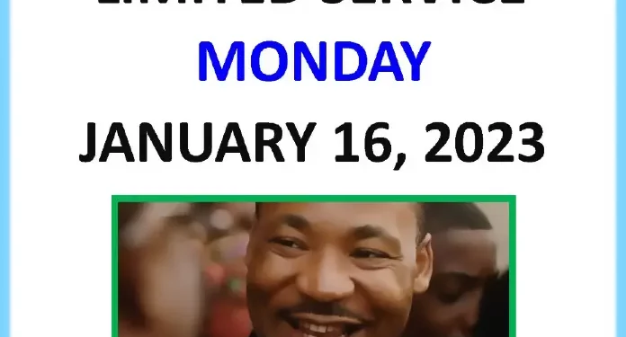 El Dorado Transit announces MLK schedule