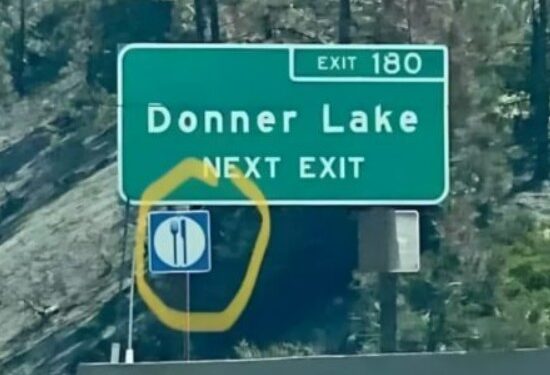 Viral Freeway Exit Photo Sparks Controversy