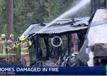 Two Homes Burned in Pollock Pines Fire