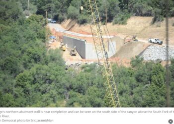 Digging in — Foundation going up for new bridge to Mosquito