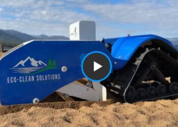 You can see the BEBOT beach-cleaning robot at Lake Tahoe this Monday