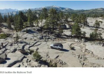 Rivian R1S tackles Rubicon off-road trail, a production EV first