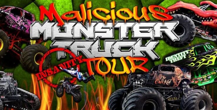 Placerville Speedway Malicious Monster Truck Tour