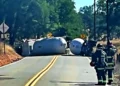 Propane Truck Accident Closes Section of Latrobe Road in El Dorado Hills