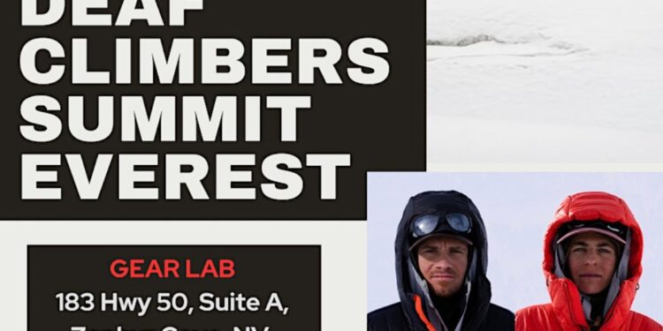 From the Top of the World to the Shores of Tahoe: Deaf Climbers’ Inspiring Journey