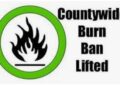 lifting the burn permit suspension