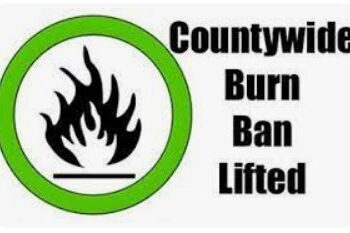 lifting the burn permit suspension