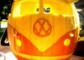 VW Bus Halloween Pumpkin