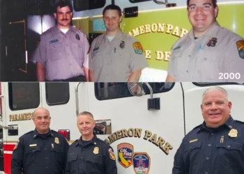 Bob Counts, Mike Blankenheim, Brian Mackwood after 23 years