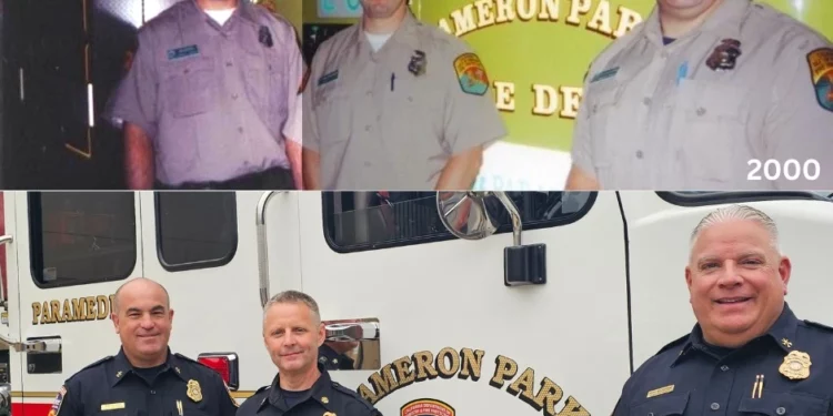 Bob Counts, Mike Blankenheim, Brian Mackwood after 23 years