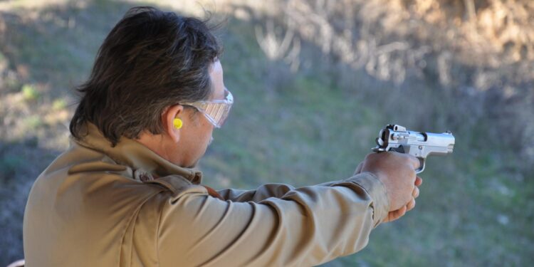 Cris at the Training Range