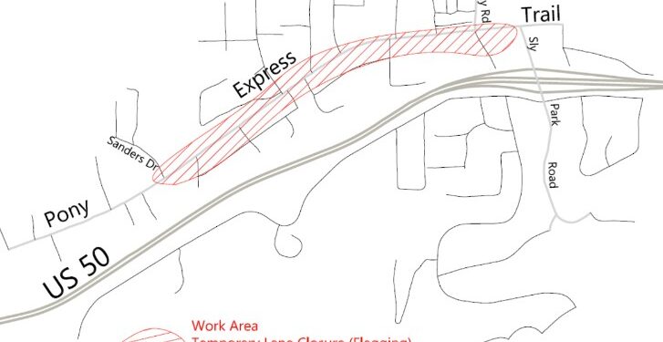 Tree removals between Sanders Drive and Sly Park Road