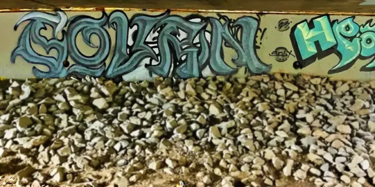 Arrested and charged with vandalism at SLT