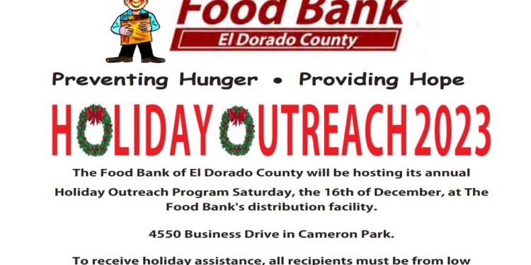 Food Bank of El Dorado County gears up for its annual Holiday Outreach