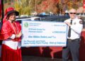 Senator Marie Alvarado-Gil, left, with Fire Chief Tim Cordero