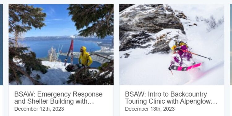 Tahoe Backcountry Safety Awareness Week Promises Exciting Lineup for Winter Enthusiasts