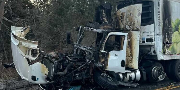 Big Rig Fire Halts Traffic on US-50 near South Lake Tahoe Airport