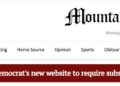 Mountain Democrat Transitions to Online Paywall Model