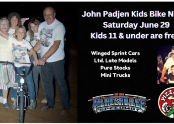 Placerville Speedway Hosts Exciting Annual John Padjen Kids Bike Night